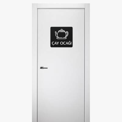 Çay Ocağı Tabela Ofis Yönlendirme Kapı İsimlik Çay Ocağı Tabelası - 2