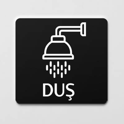 Duş Alanı Kapı Levhası Ofis Yönlendirme Kapı İsimlik Oda Tabela 